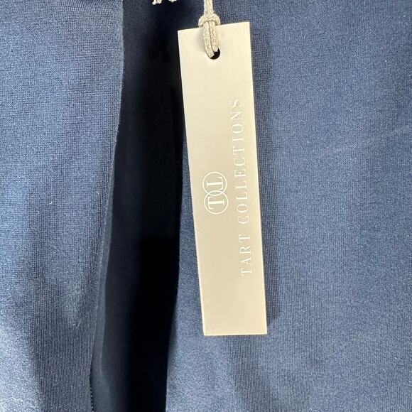 Tart‎ NEW Blazer Jacket Womens M Dark Teal Blue Zip Pockets Open Front Corpcore - Picture 7 of 9